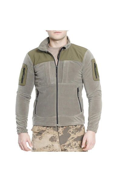 Vogel Τακτικό παλτό Khaki Garni Fleece