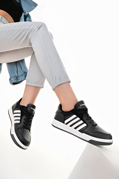 McDark Унісекс чорно-білі термопідошви спортивні черевики на шнурівці