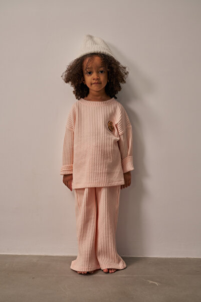 Oh La La Koala For Little Ones Pudra Cookie Nakışlı Dökümlü Alt Üst Takım