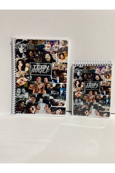 feroxby دفتر ملاحظات Teen Wolf مقاس A5 ودفاتر ملاحظات مقاس A6 بتصميم مخصص غير مبطنة