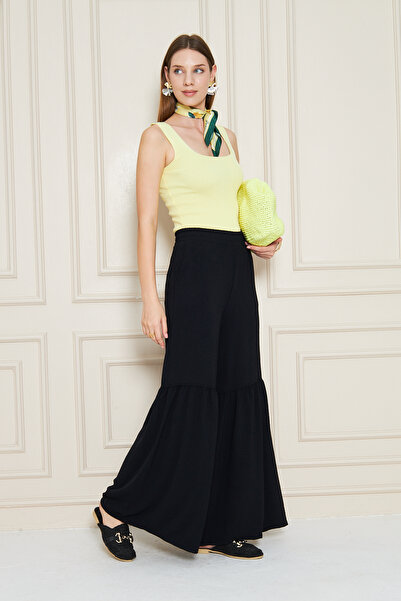 NEW LAVİVA Women's Drawstring Detail Aerobin Casual Pants 700-3763