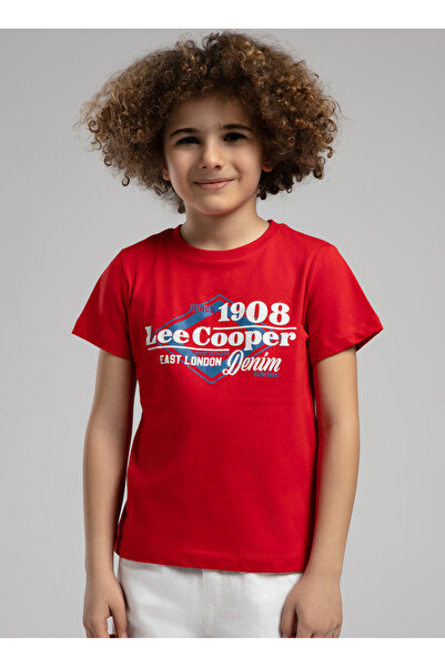 Lee Cooper Printed Red Boy's T-Shirt 252 Lcb 242004