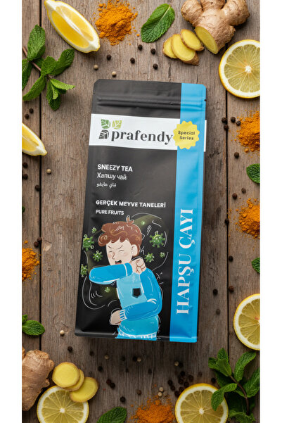 prafendy Hapşu Çayı - Kış Çayı - Doğal Parçacıklı Yenilebilir Meyve Çayı 250 gr
