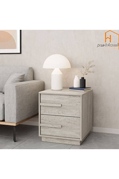Al Saada Home Fixed Wooden Cabinet - Gray