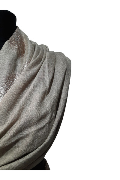 fiore fashion Şal pentru femei Cashmere 15% Silk Stone - Crystal Leaf Cashmere