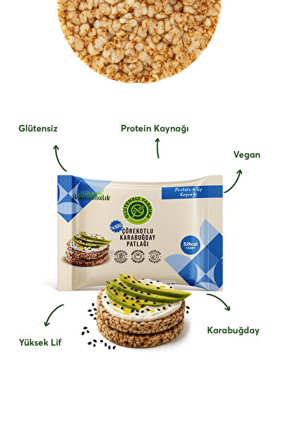 GLUTENSİZ FABRİKA Karabuğday Patlağı Karma 24 G X 10 PAKET (GLÜTENSİZ & VEGAN)