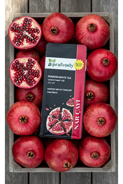 prafendy Nar Çayı - Doğal Nar Parçacıklı Yenilebilir Meyve Çayı 250 gr