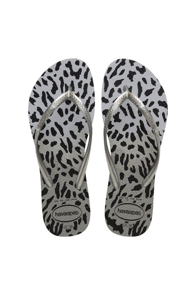 Havaianas Slim Animals Gray Women's Slippers