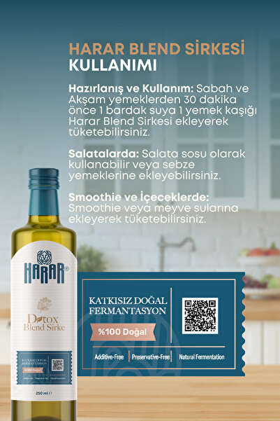 Harar Blend Mix Sirkesi Suyu 250ml