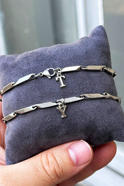 Takı Dükkanı 2Pcs Stainless Steel Sports Model Bracelet Lover Friend Couple Bracelet Eck05C