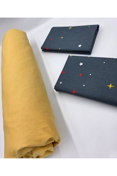 pınarhome collectıon 100% COTTON FABRIC RUBBERED SHEET+PILLOW CASE CORNER DEEP 28-30 CM SOFT FABRIC NEW SEASON