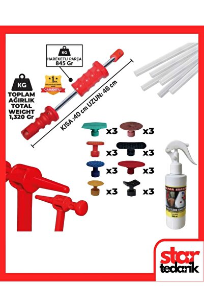 STAR PDR Boyasız Göçük Düzeltme Kaporta Çektirme Seti 33 Parça