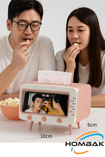 Genel Markalar Modern Popüler Retro Telefon Tutucu Ve Peçetelik, Telefon Standı, Kağıt Peçetelik