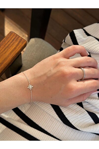 Ayla Brățară din argint POLARIS cu pietre zirconia