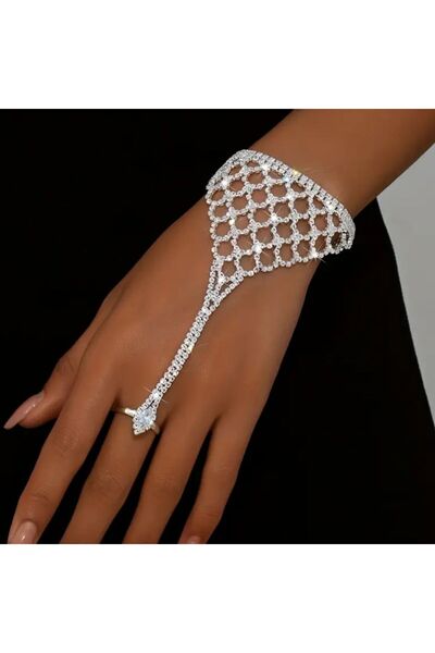 Yıldız Accessory حجر الزركون شاهميران ذهبي، فضي، أسود اللون شاهميران