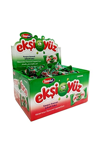 SAADET Ashyuz Watermelon Gum 100 Pieces 350gr