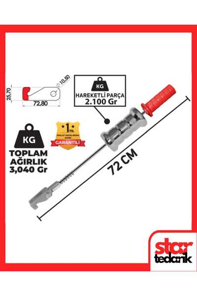 STAR PDR Boyasız Göçük Düzeltme Kaporta Ağır Iş Güçlü Tokmak Çektırme Aslan P...