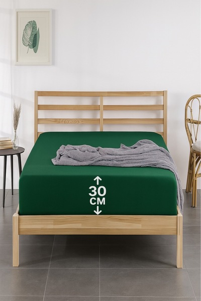 charmmoda Premium Combed Cotton Fitted Bedsheet 100% Cotton Luxury Combed Cotton Single/Dual Size Premium Combed Cotton Bedsheet