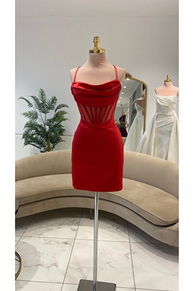 Mergen KISA ABİYE ELBİSE