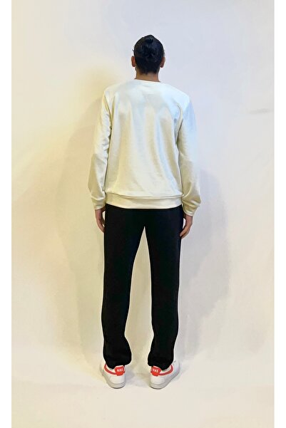 Superlife Ανδρικό φούτερ με λαιμόκοψη Superlife με 3 κλωστές, χοντρό με στάμπα Brooklyn SPR24sw29