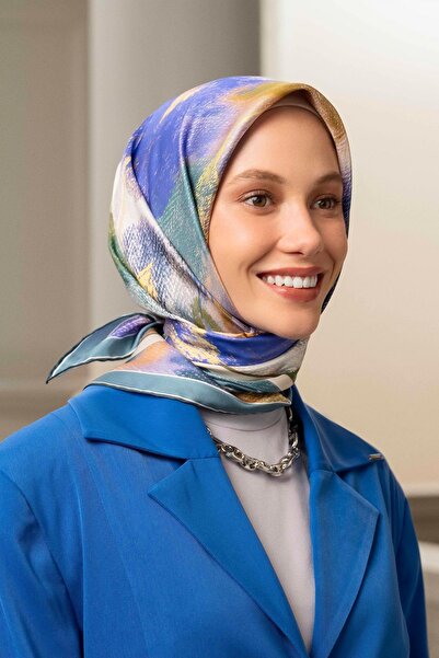 Armine Eșarfă de mătase 2025 iarnă - 9240-52 Lavanda crem twill