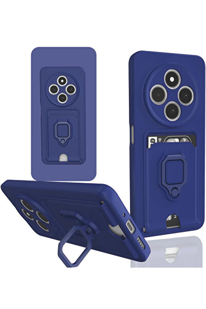 NewFace حافظة سيليكون لهاتف شاومي ريدمي 14C من إس بي تي آر إن إس مع حامل بطاق...