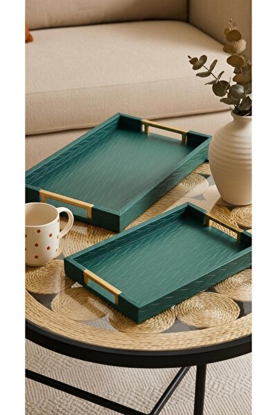 Generic Luxury Design Multi-Purpose Tray Set - Small 41 x 31 cm / Large 45 x 35 cm