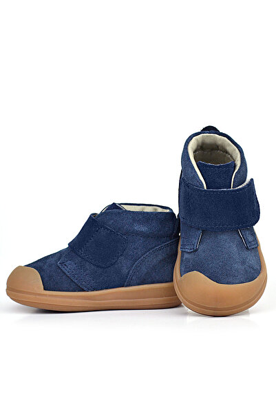 TR Unisex dětské boty na suchý zip z pravé kůže