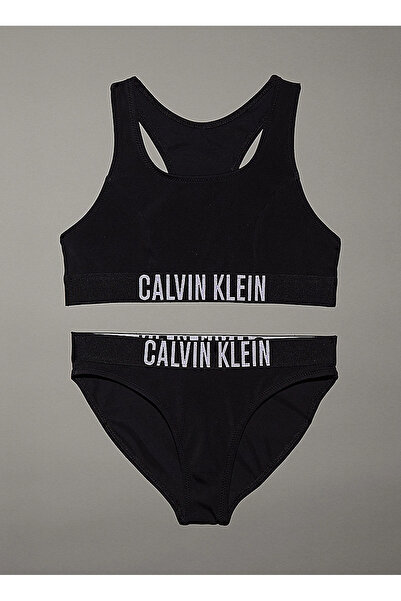 Calvin Klein Siyah Kız Çocuk Bikini Takım KY0KY00091BEH
