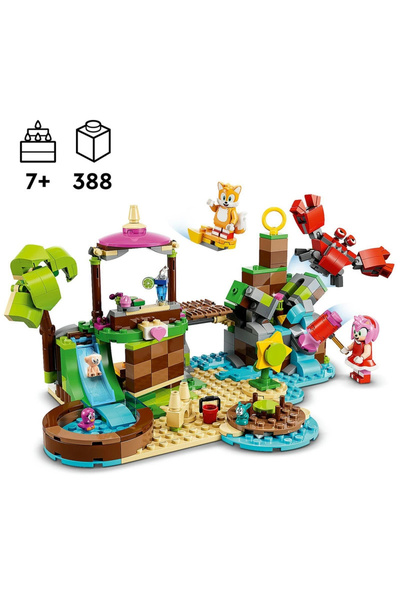 LEGO Sonic the Hedgehog ™   Amy's Animal Rescue Island – stavebnice hraček 76992 (388 kusů)