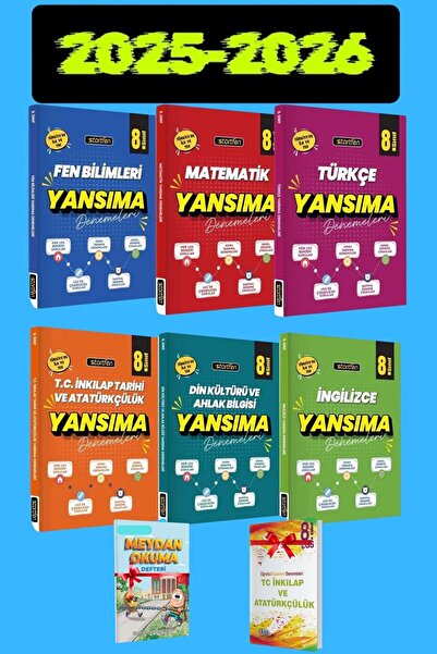 Startfen 8. Sınıf LGS Yansıma Deneme Sınav Seti