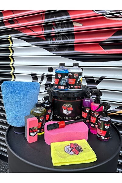 ROX KİMYA 14”lü Efsane Set Oto Bakım Temizlik Seti Kovalı
