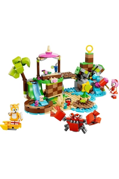 LEGO Sonic the Hedgehog ™   Amy's Animal Rescue Island – stavebnice hraček 76992 (388 kusů)