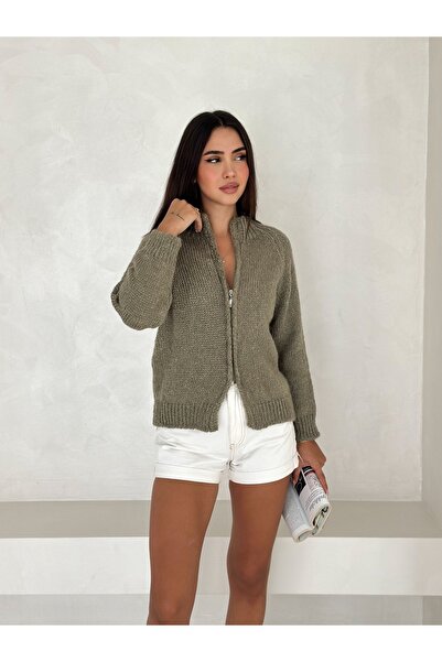 Brantu Women's Zippered Cardigan