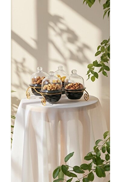 Generic Dessert stand with clear cover.