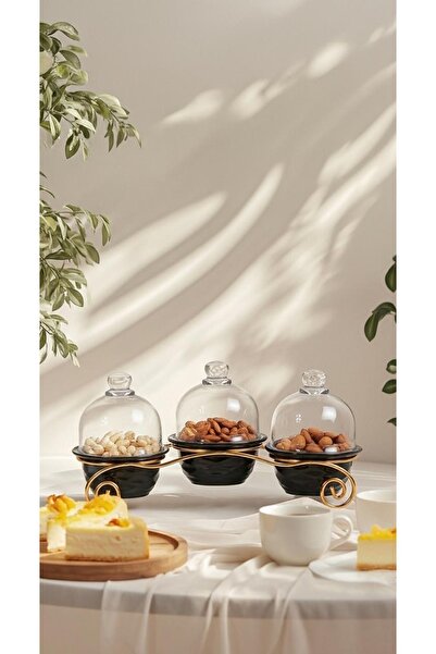 Generic Dessert stand with clear cover.