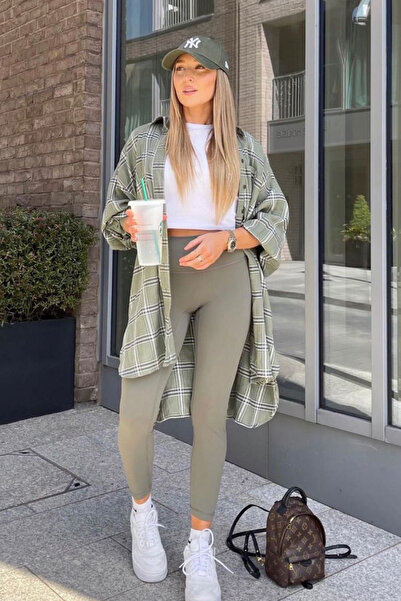 thesunfyre Colanți pentru femei din țesătură submersibilă cu talie super înaltă