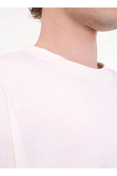 lumberjack Ανδρικό κοντομάνικο μπλουζάκι Mb Ros 11hs113 5fx Off White