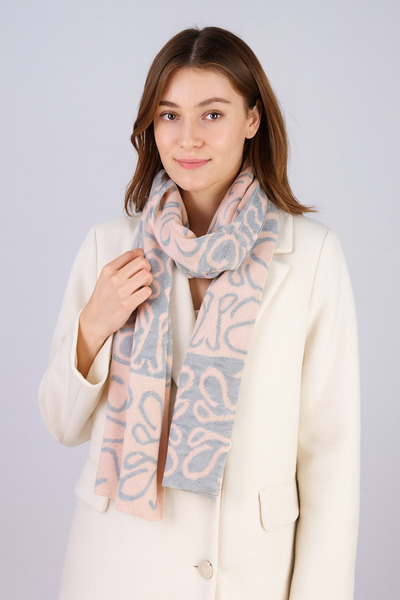 Sebir Moda Трикотажний шарф з візерунком