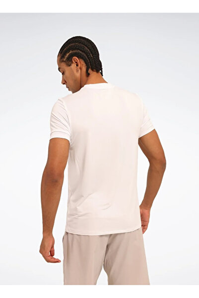 Reebok LC 6756 MONAC TEE Біла кругла горловина Regular Fit Пряма чоловіча футболка