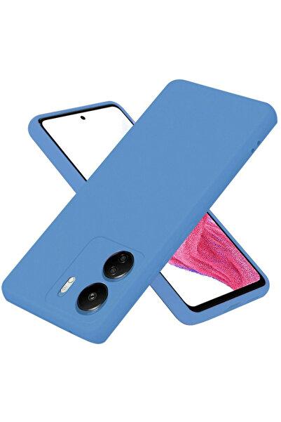 NewFace حافظة سيليكون أولى لهاتف شاومي ريدمي 13C (220702) - أزرق