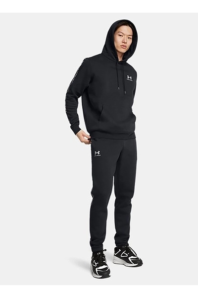 Under Armour 1389358-001 UA Icon Fleece Jgr Tapi Lastikli Bel Fitted Siyah Erkek Eşofman Altı