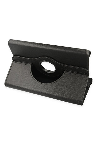 NewFace حافظة جلدية لجهاز سامسونج جالاكسي X510 تاب S9 FE 11 بتصميم 360 درجة (220711) - أسود