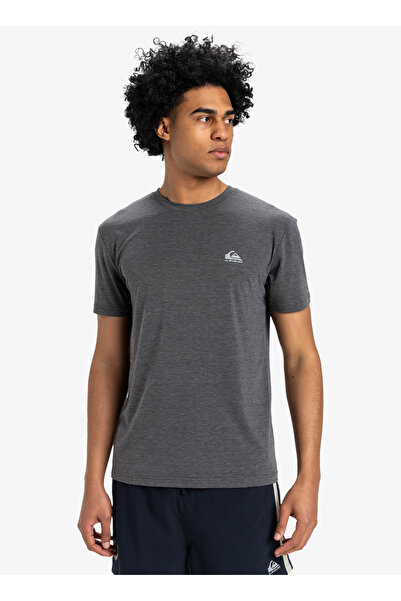 Quiksilver Ανδρικό μπλουζάκι EQYKT04372 COASTAL RUN SS Anthracite Crew Neck Regular Fit