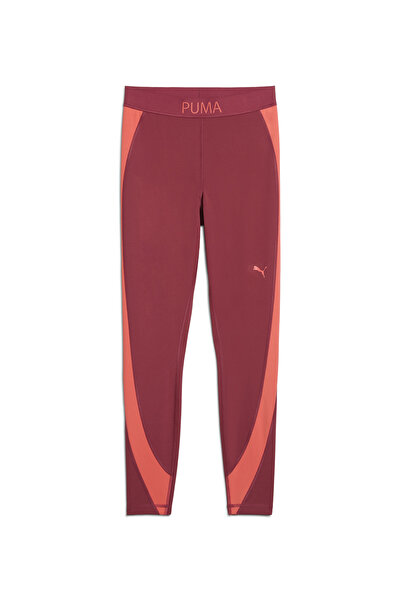 Puma 52667917 W STRONG COLORBLOCKTI Beyaz Blok Desenli Kadın Tayt