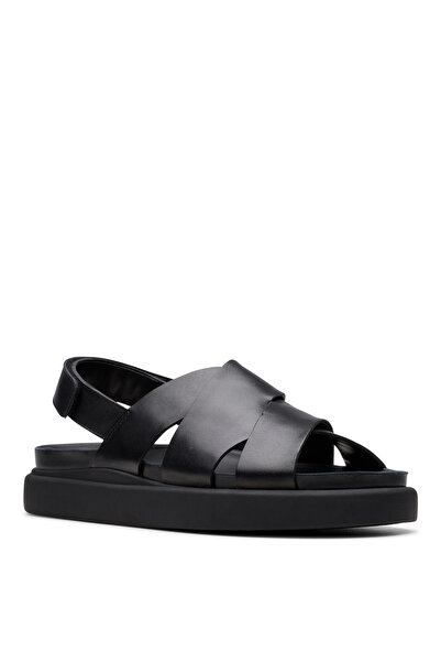 CLARKS Deri Siyah Kadın Sandalet 26181255