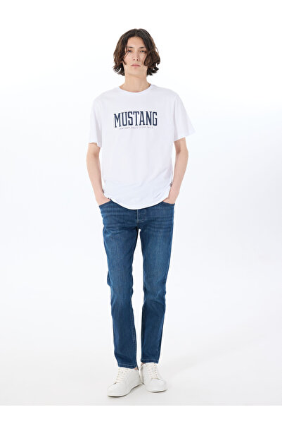 Mustang Orta Bel Tapered Fit İndigo Erkek Denim Pantolon TOLEDO TAPERED -1014