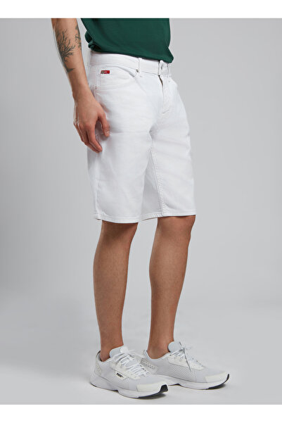 Lee Cooper Slim Tapered Beyaz Erkek Şort 252 LCM 221016 LONCESO BEYAZ