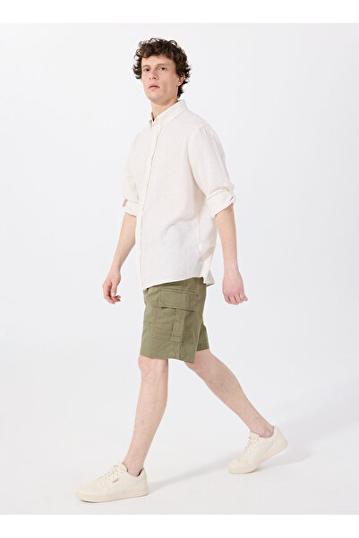 Mustang Haki Erkek Kargo Şort M5SM-SRT1680