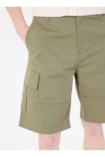 Mustang Haki Erkek Kargo Şort M5SM-SRT1680